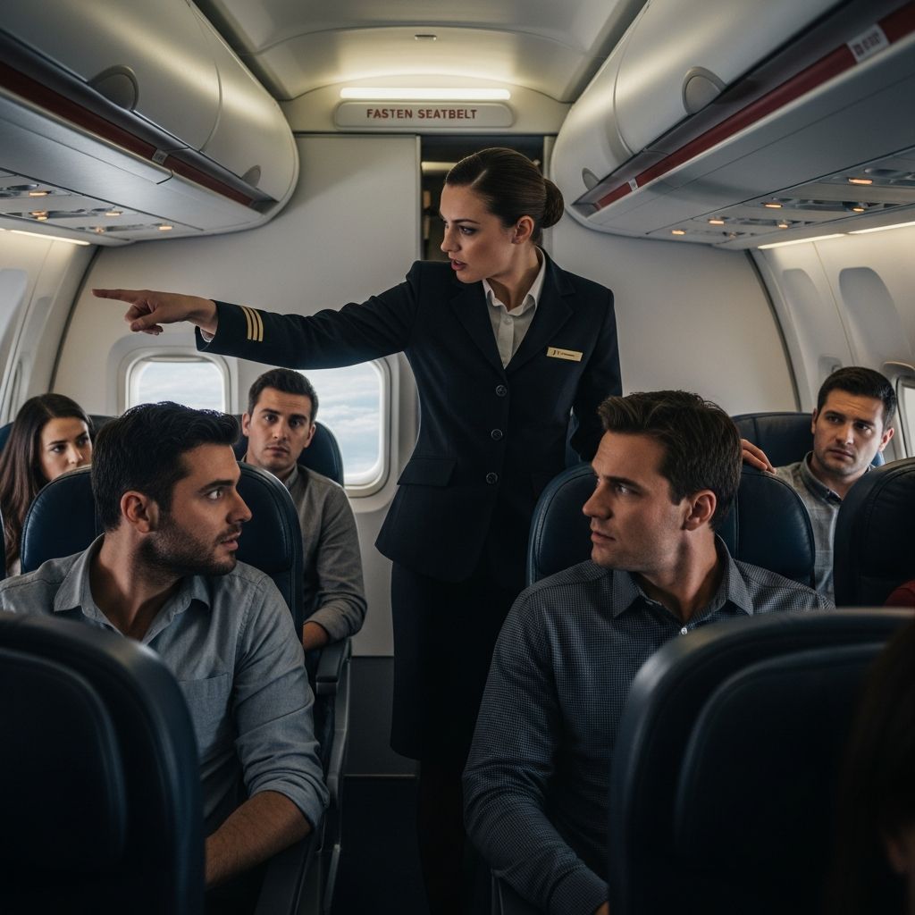 Discover the severe legal penalties for disobeying flight attendants, from hefty fines to potential prison time under federal law.