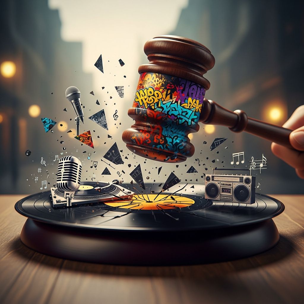 How landmark court cases transformed sampling from artistic freedom to licensed necessity.
