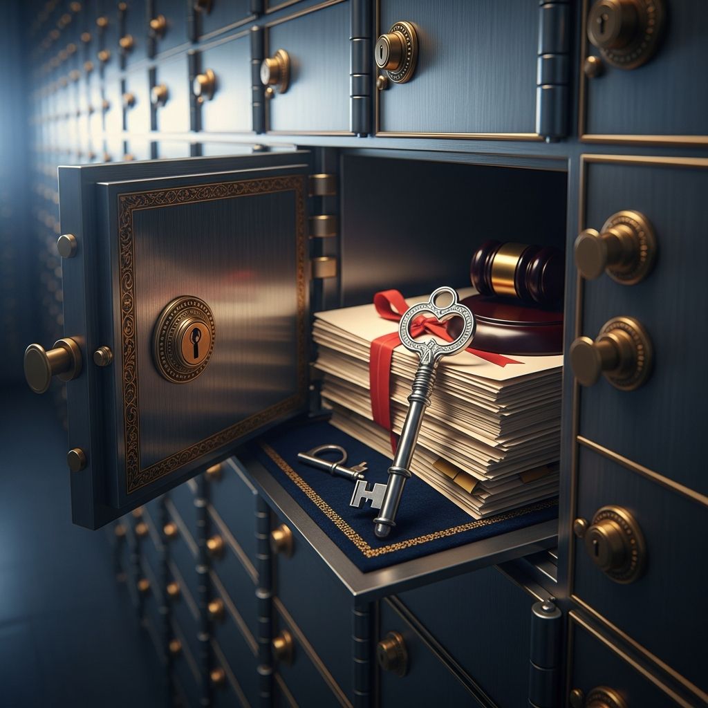 Understanding legal requirements for accessing deceased person's safe deposit boxes through court authorization.