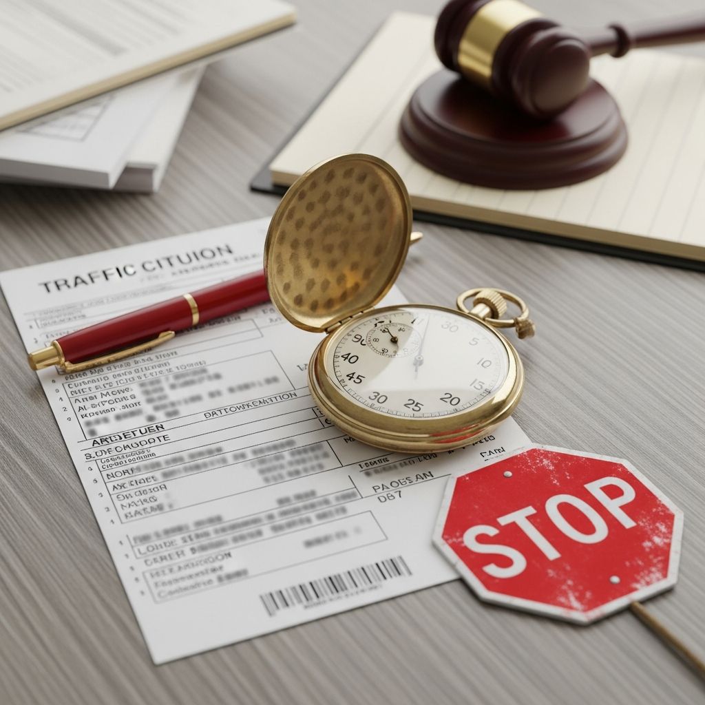 Understand time limits and strategies to effectively challenge traffic tickets before it's too late and protect your driving record.