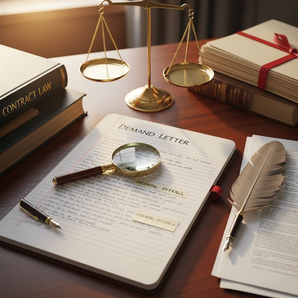Master the art of responding to demand letters while avoiding costly legal errors.