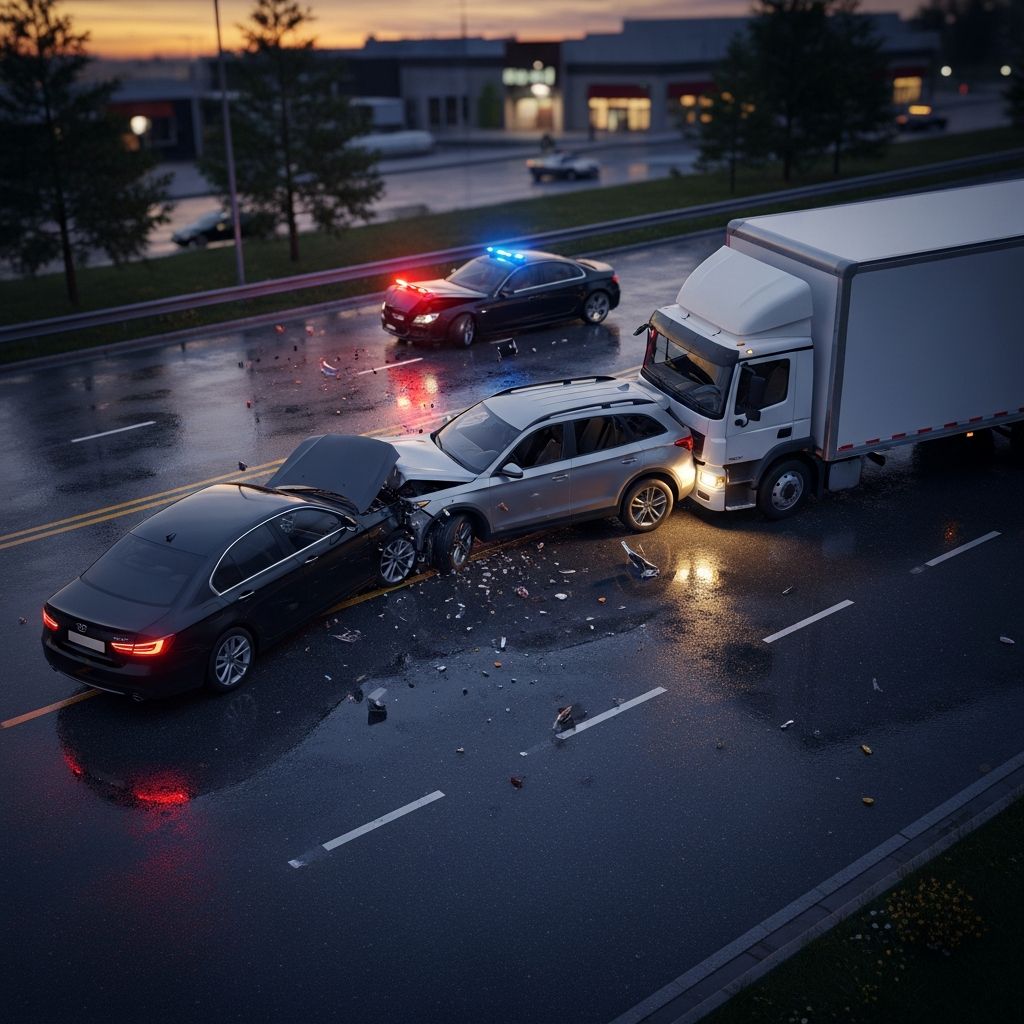 Unravel the complexities of liability in multi-car collisions: key scenarios, evidence, and legal principles explained.