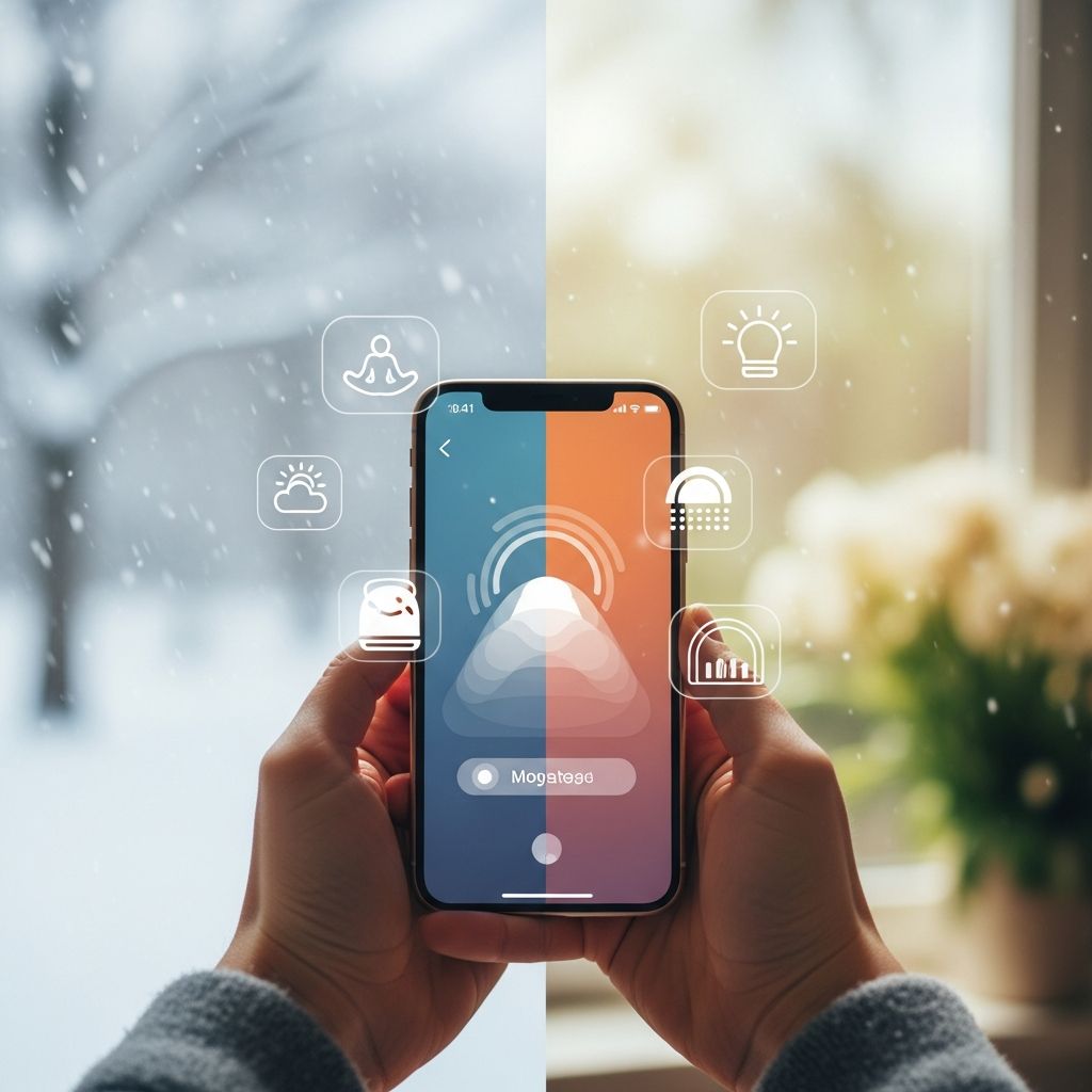 Explore technology solutions designed to support mental wellness during darker months.