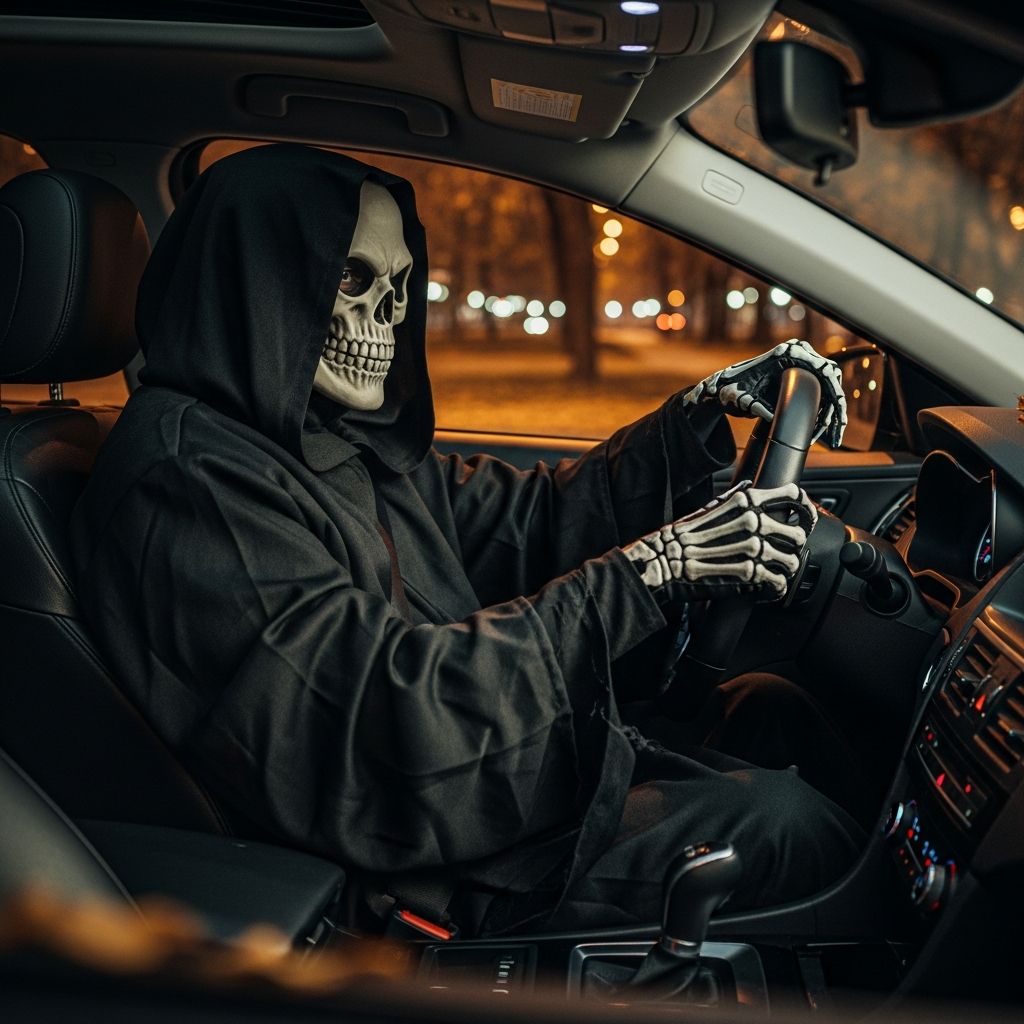 Unmask the truth: Discover if wearing costumes or masks while driving is legal and the penalties you could face this Halloween season.