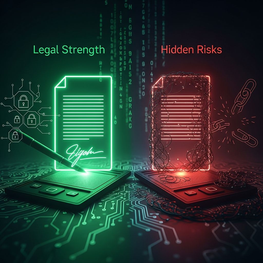 Uncover the legal power of electronic signatures and the critical pitfalls that could undermine their enforceability in disputes.