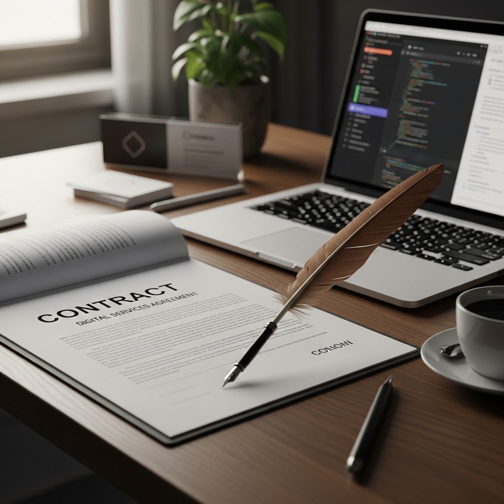 Master the art of crafting airtight web design contracts to protect your business and ensure project success every time.