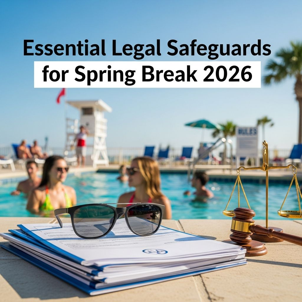 Navigate spring break with confidence using these critical legal strategies to avoid mishaps, arrests, and costly liabilities.
