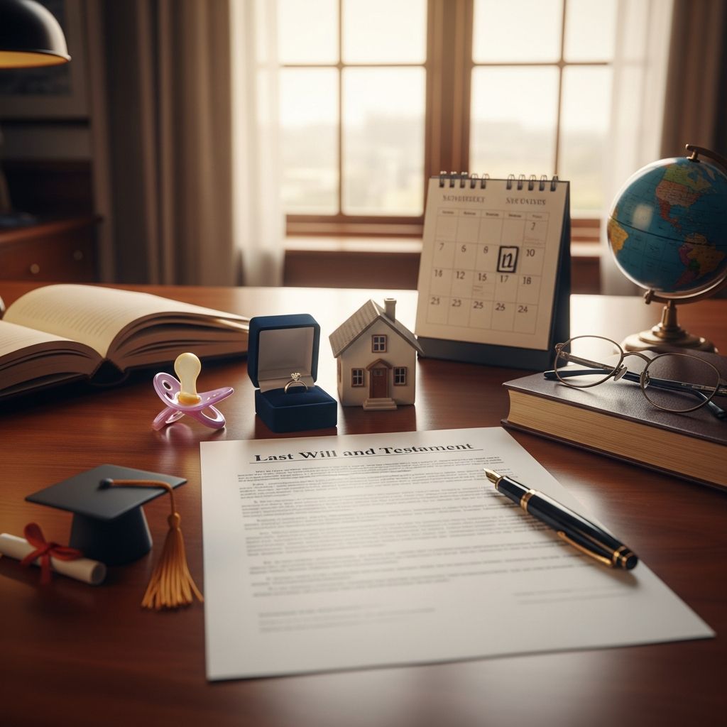 Discover critical life events and changes that demand an immediate review of your will to safeguard your legacy and family.