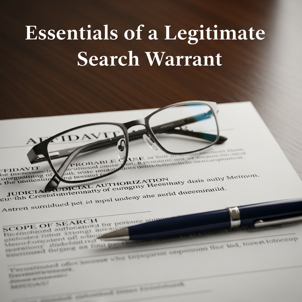 Unlock the key elements that define a valid search warrant and protect your constitutional rights during police investigations.