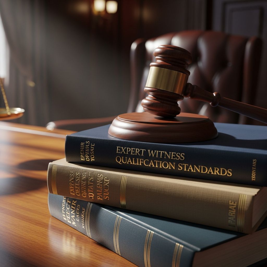 Understanding the credentials and legal requirements that establish expert witness credibility.