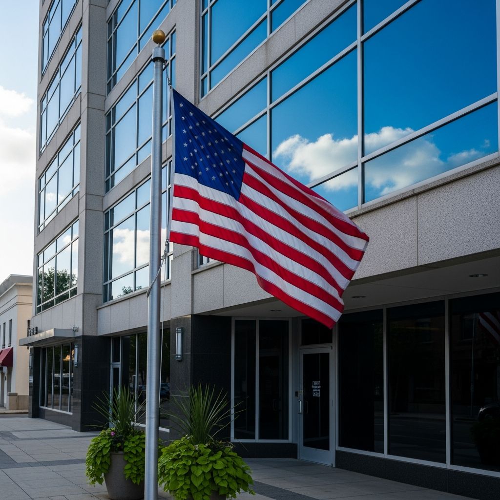 Master federal flag code requirements for proper business flag displays and workplace patriotism.
