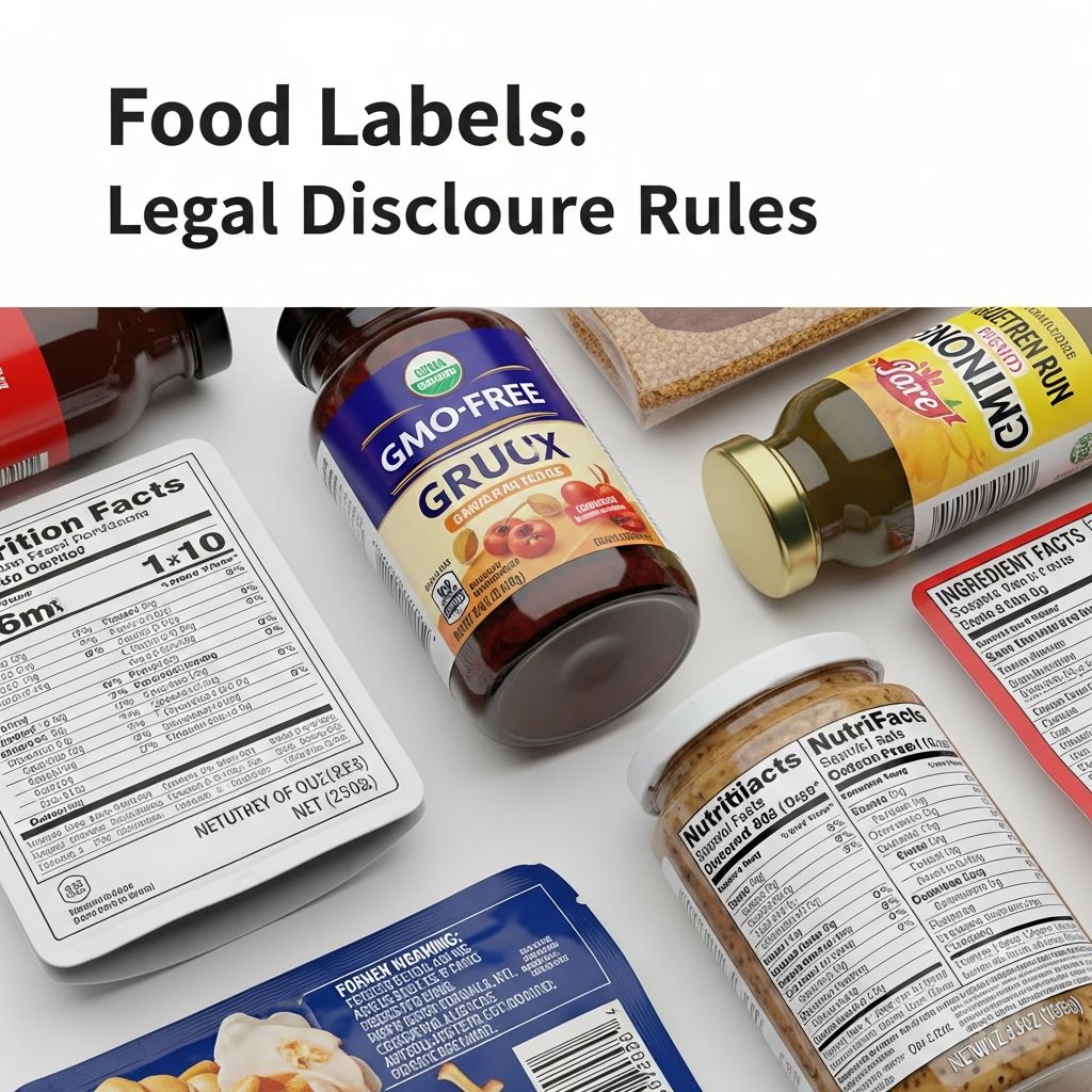 Discover mandatory food label disclosures that protect consumers from hidden risks and enable informed choices under U.S. law.