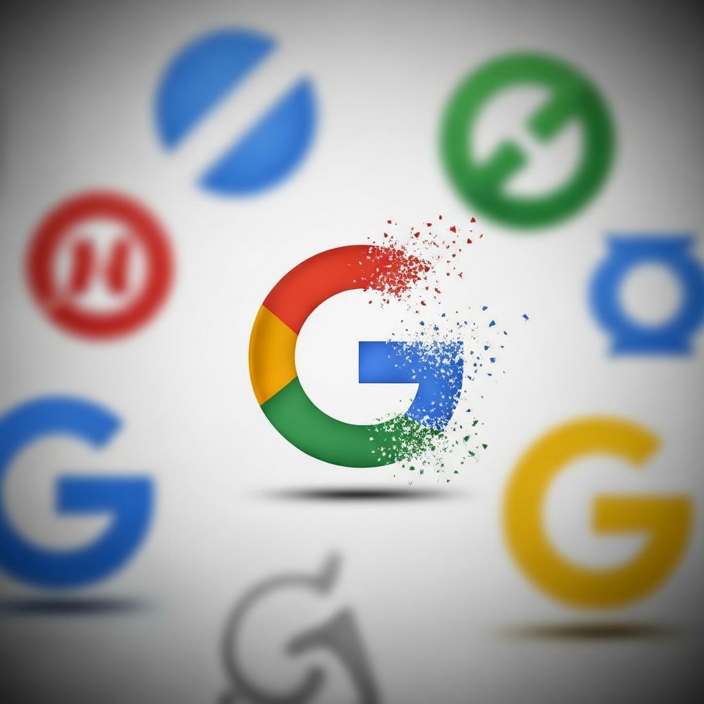 Exploring whether Google's dominance has turned its iconic name into a generic term, threatening trademark protection.