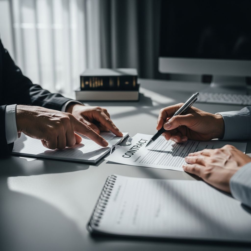 Essential guide for small business owners on identifying, addressing, and resolving contract breaches effectively to protect your interests.