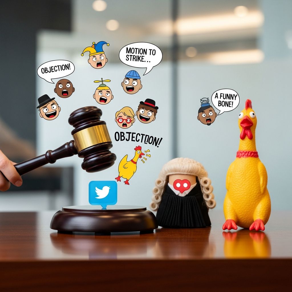 Discover top law Twitter accounts delivering sharp wit, courtroom satire, and relatable legal laughs to lighten your professional day.