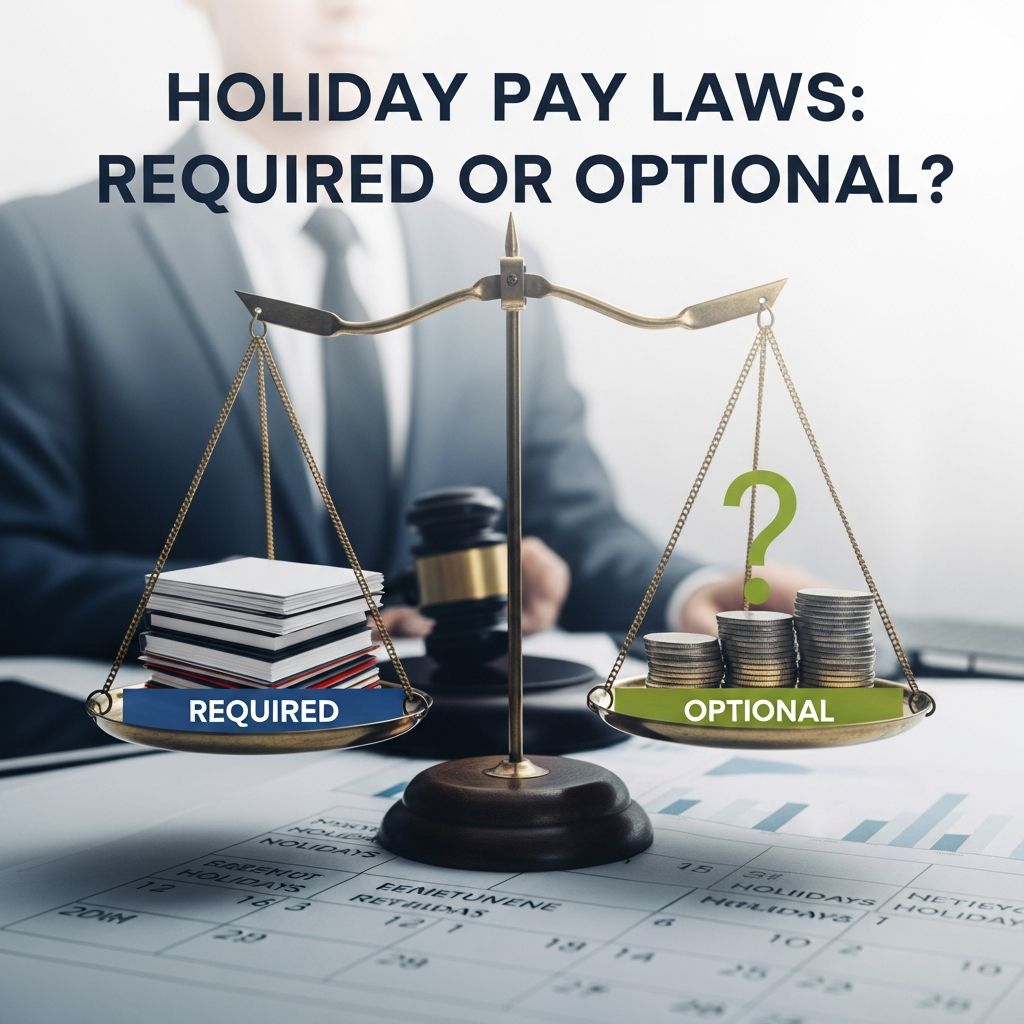 Unravel the truth about holiday pay obligations for U.S. employers under federal and state laws.