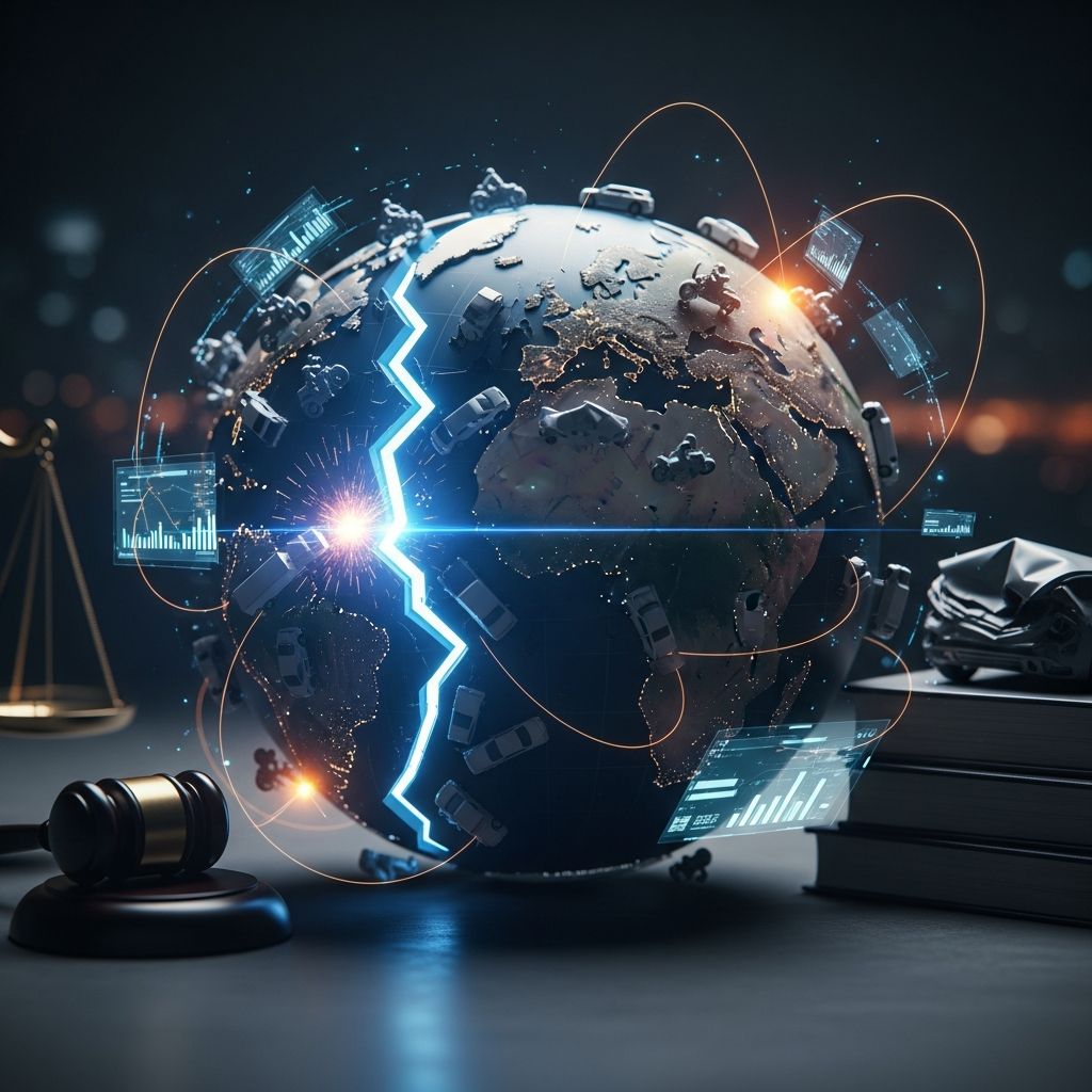Navigate cross-border vehicle collisions: Understanding liability, insurance, and legal frameworks worldwide.