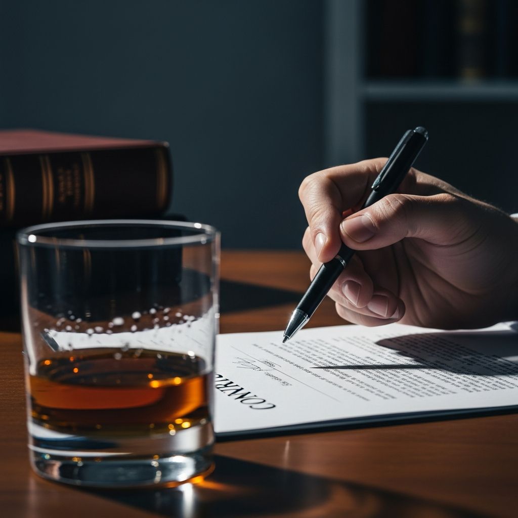 Explore the legal pitfalls of contracts and waivers signed by intoxicated individuals, and how businesses can safeguard against invalid agreements.