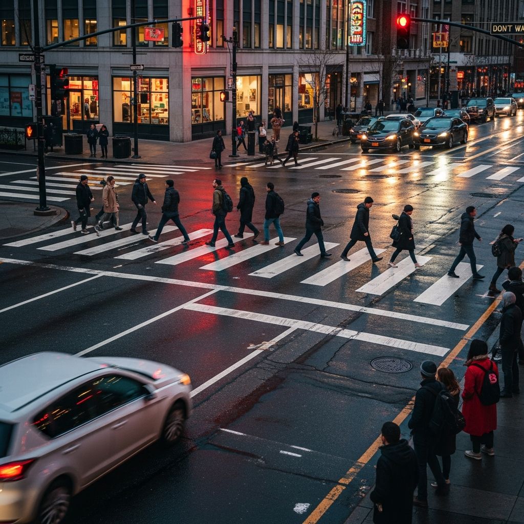 Exploring whether reforms to jaywalking laws enhance pedestrian rights and equity or compromise road safety across U.S. cities.