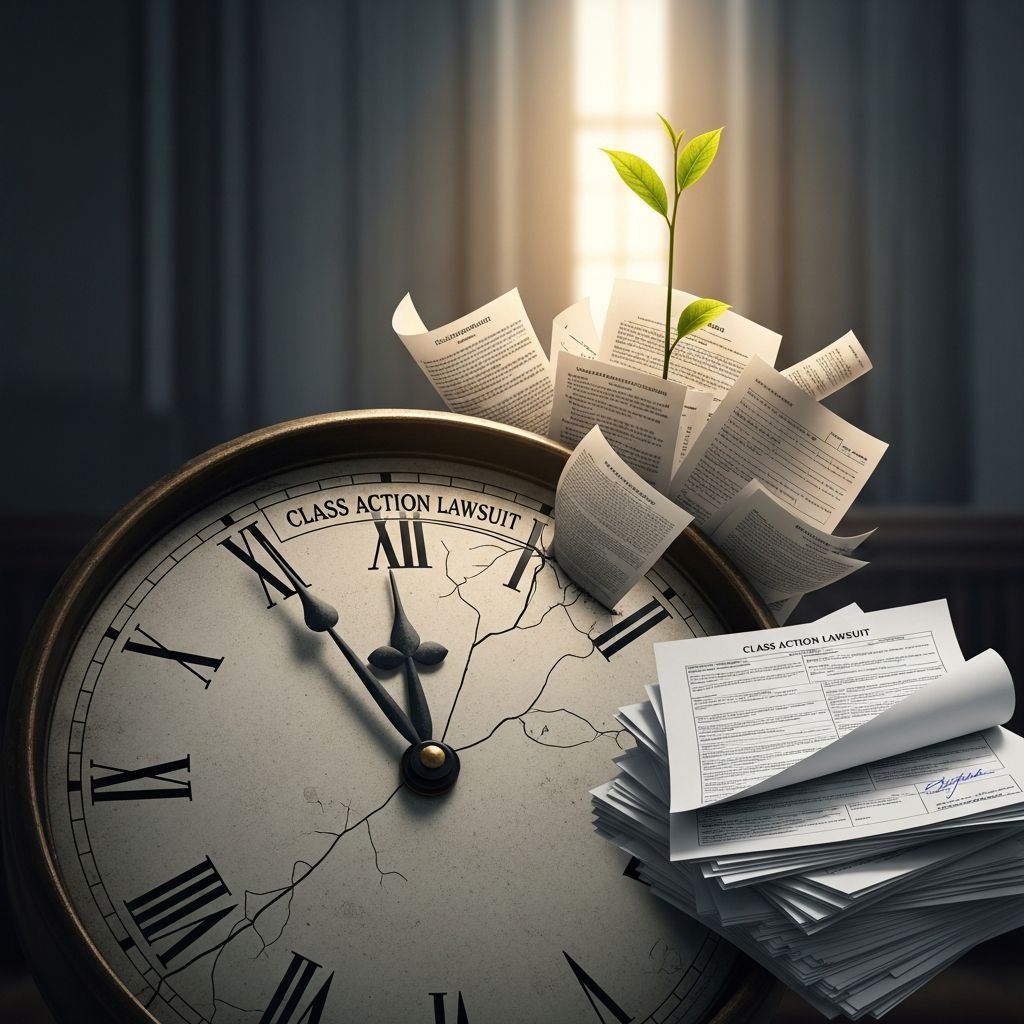 Discover if you can still participate in a class action lawsuit even after your personal statute of limitations has run out. Key rules explained.