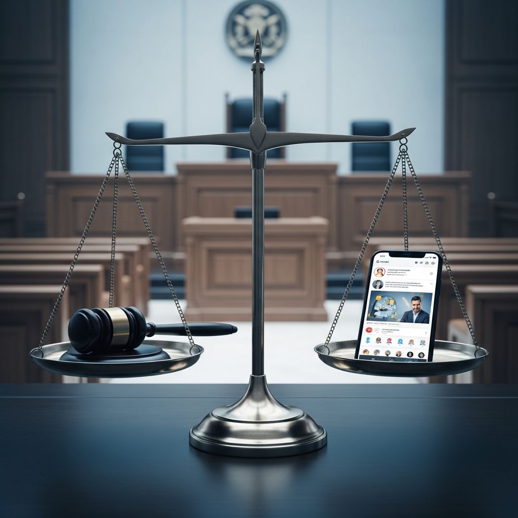 Exploring how social media connections between judges and attorneys impact courtroom fairness and recusal standards.