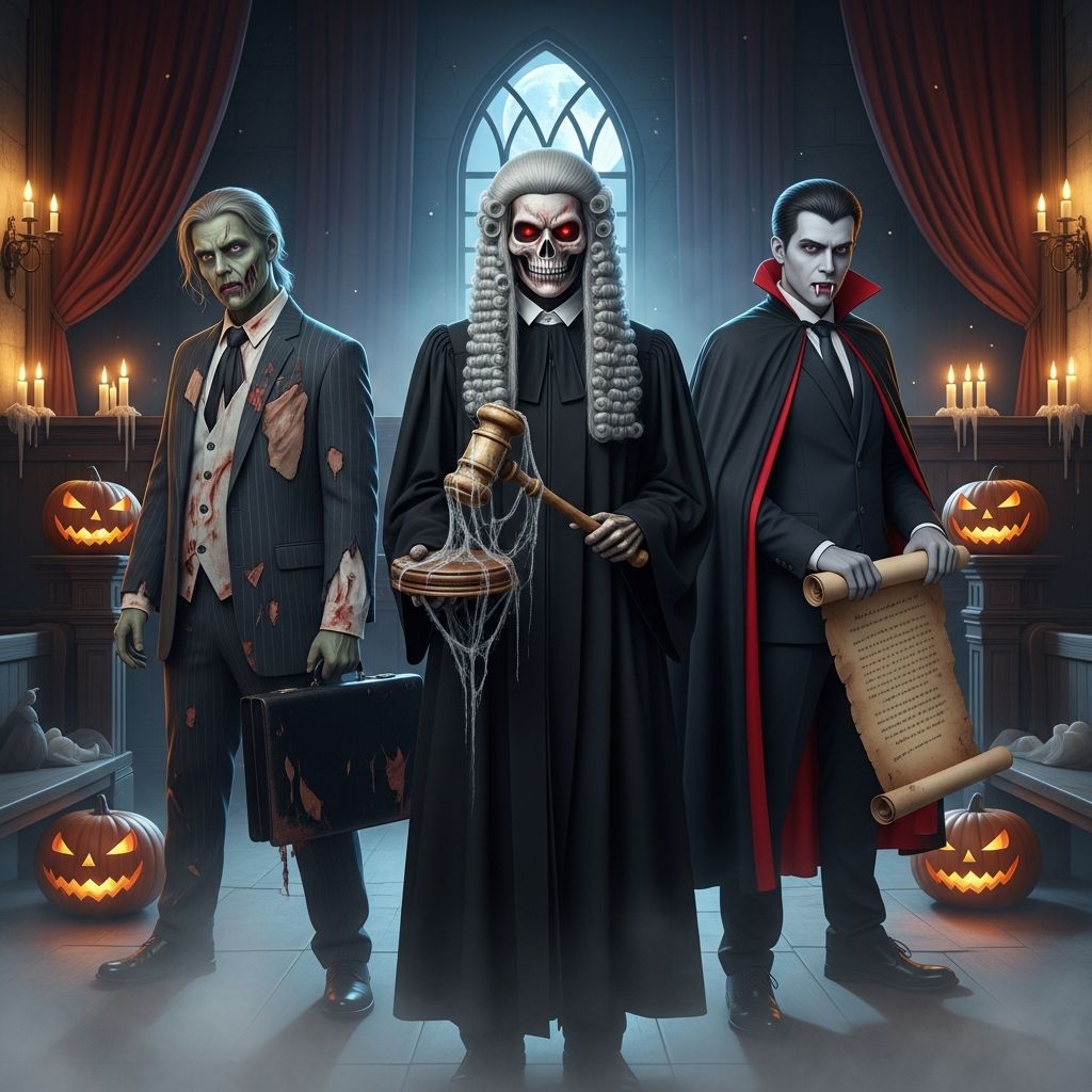 Transform into legal legends and courtroom icons this Halloween season.