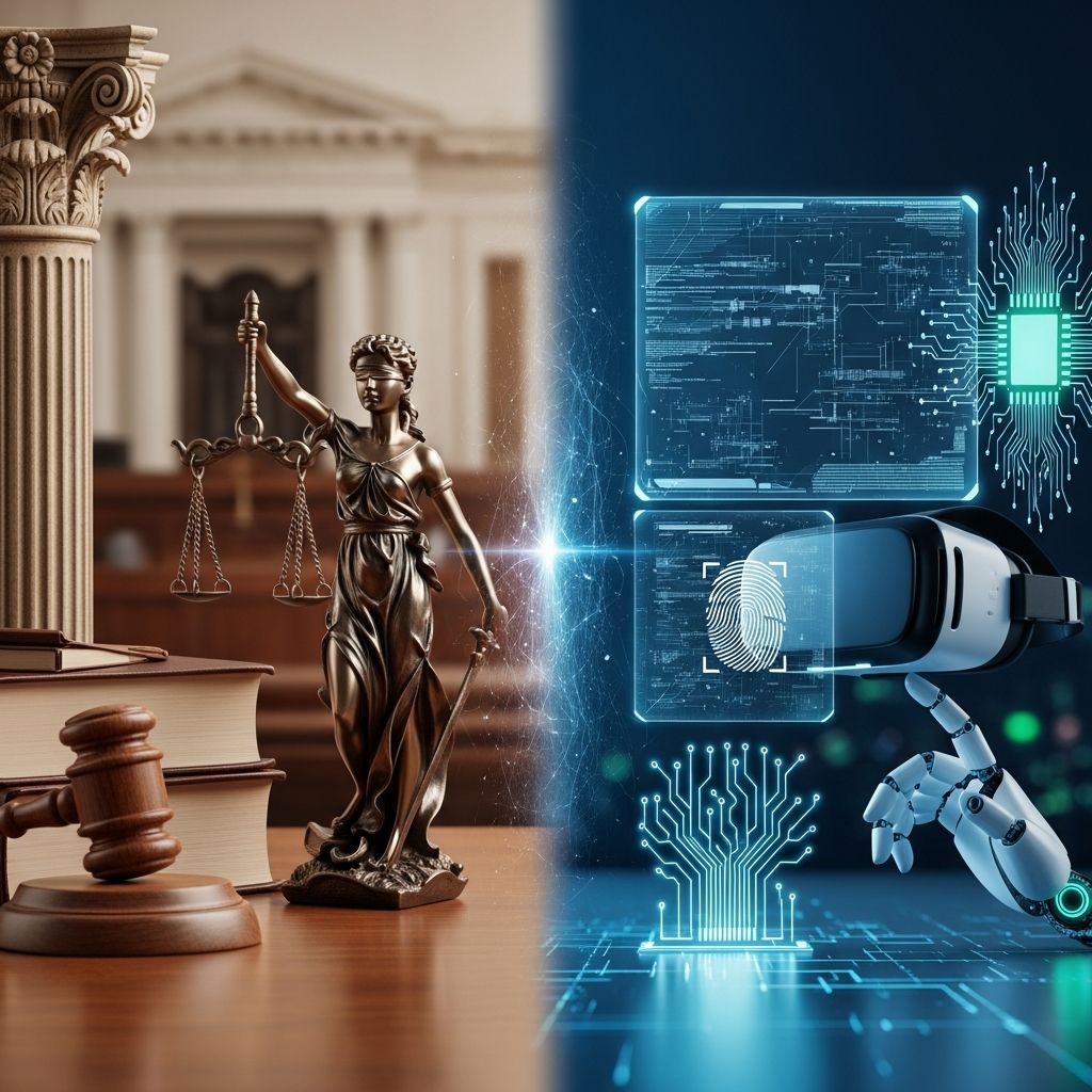 Exploring how modern courts worldwide are adapting to rapid technological advancements in AI, blockchain, and digital tools.