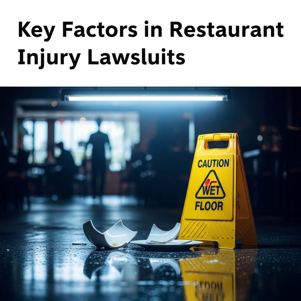 Essential considerations for pursuing compensation after injuries at restaurants, from negligence proof to legal deadlines.