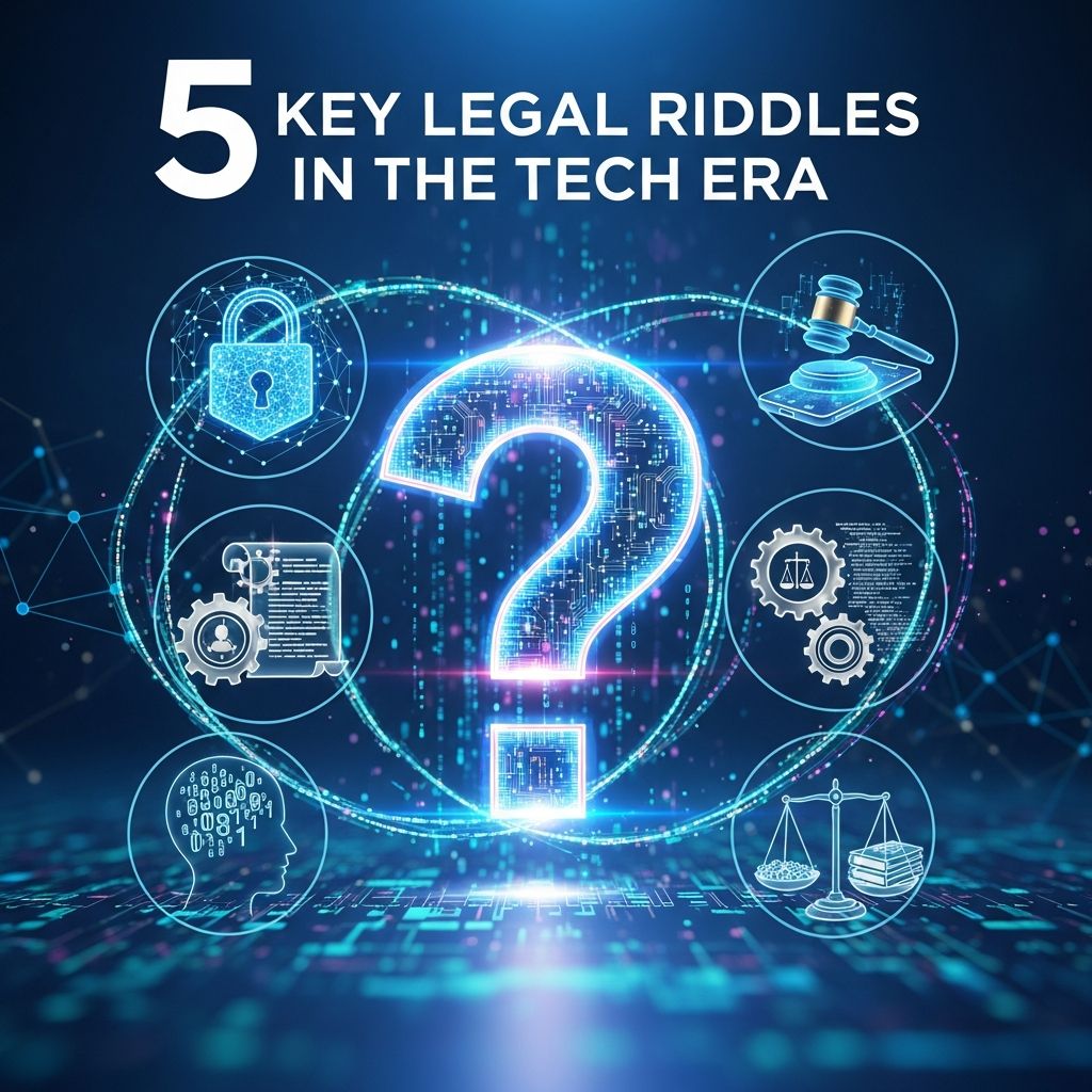 Exploring the toughest legal puzzles at the intersection of innovation and regulation in today's digital world.