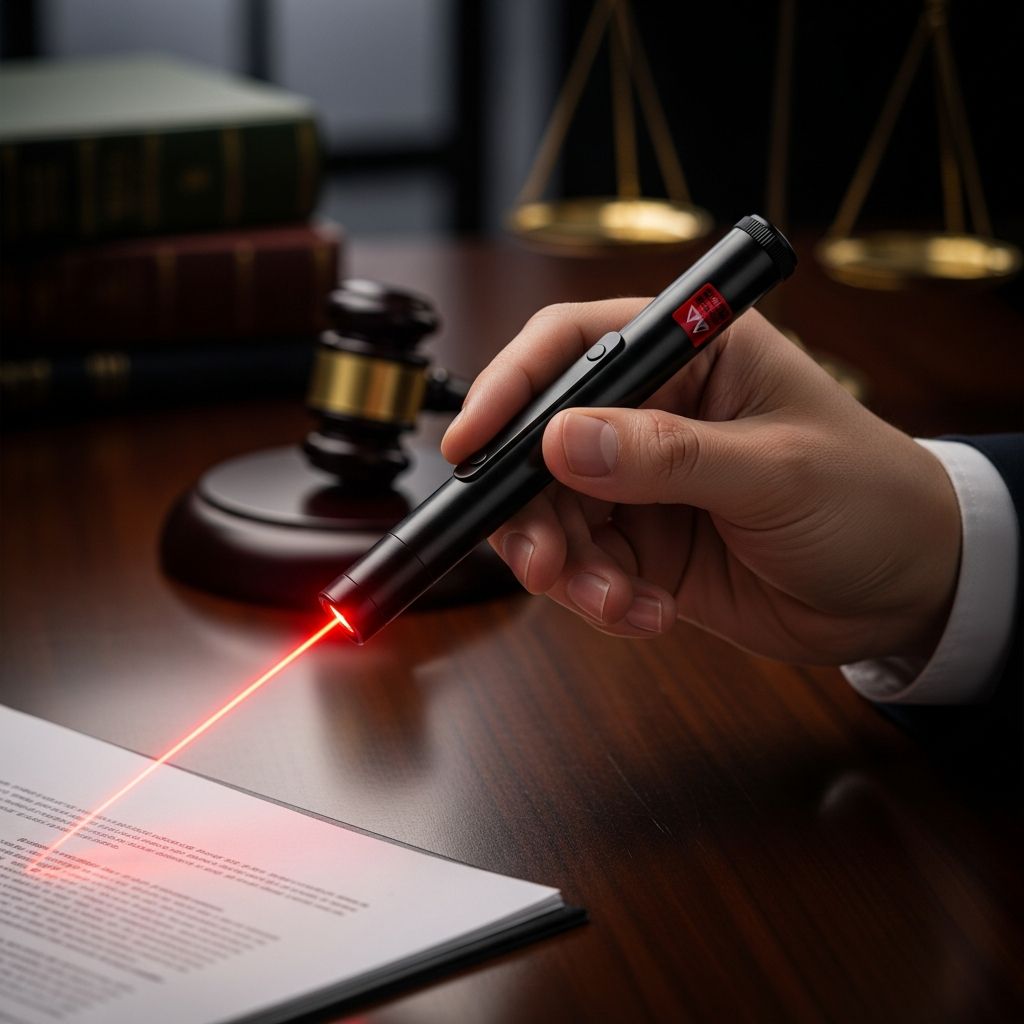Navigate the complex world of laser pointer regulations: from federal bans to state rules and safe usage guidelines.
