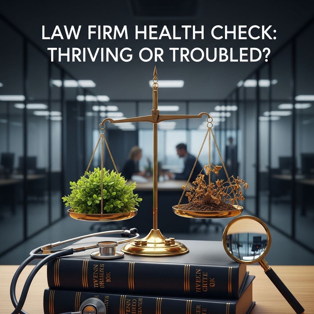 Discover key indicators to assess if your law firm is on the path to growth or facing serious operational challenges.
