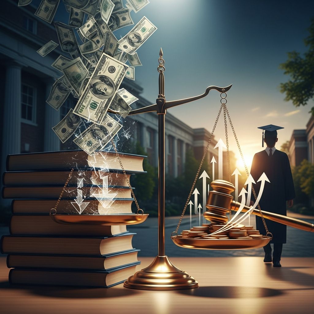 Discover top law schools minimizing graduate debt burdens alongside those posing highest financial risks for future lawyers.