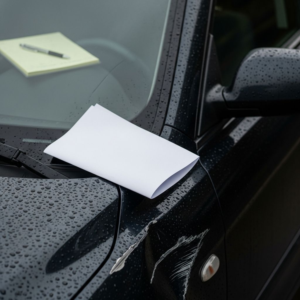 Understanding whether leaving a note satisfies hit-and-run legal requirements.