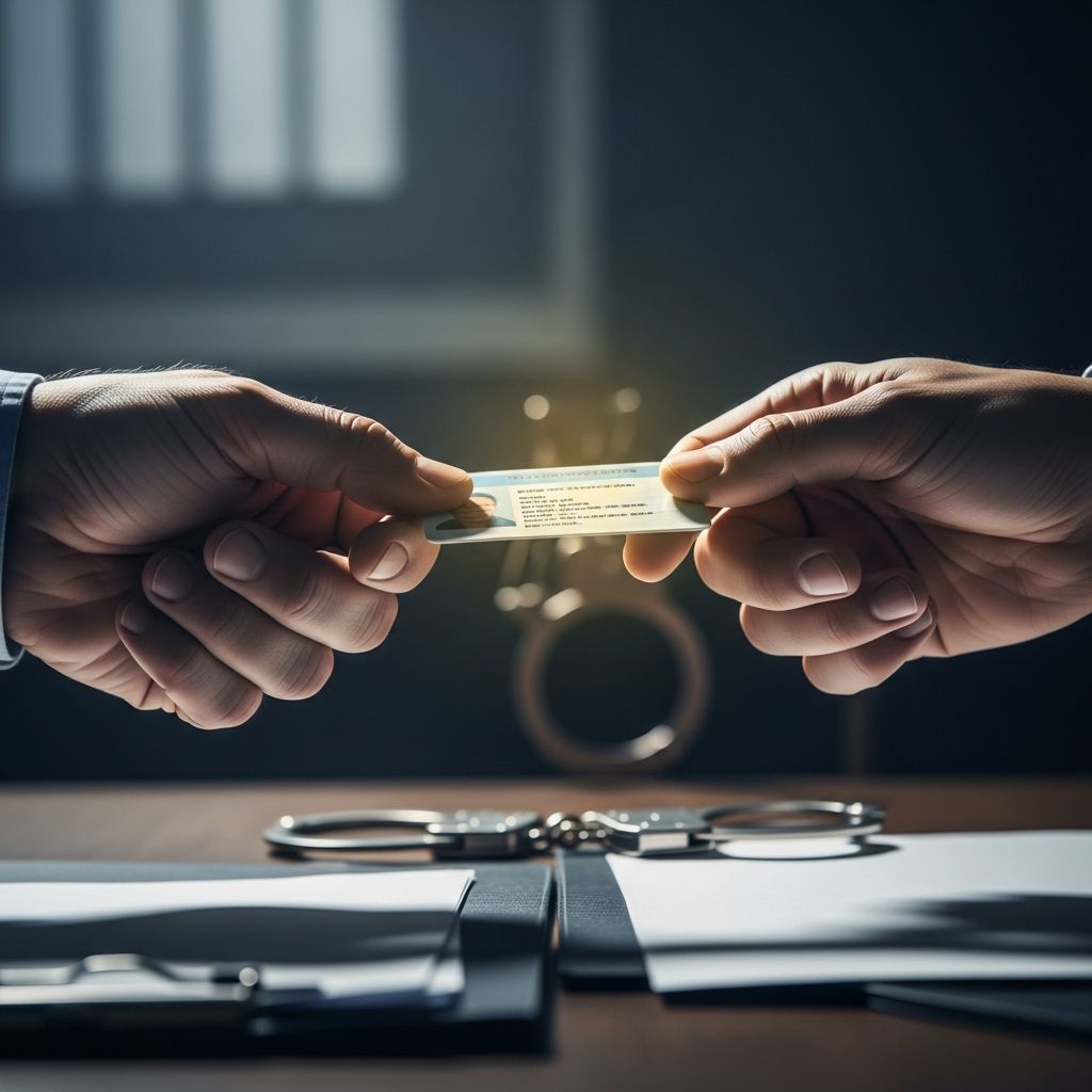 Understanding the serious legal implications of lending your identification to others.