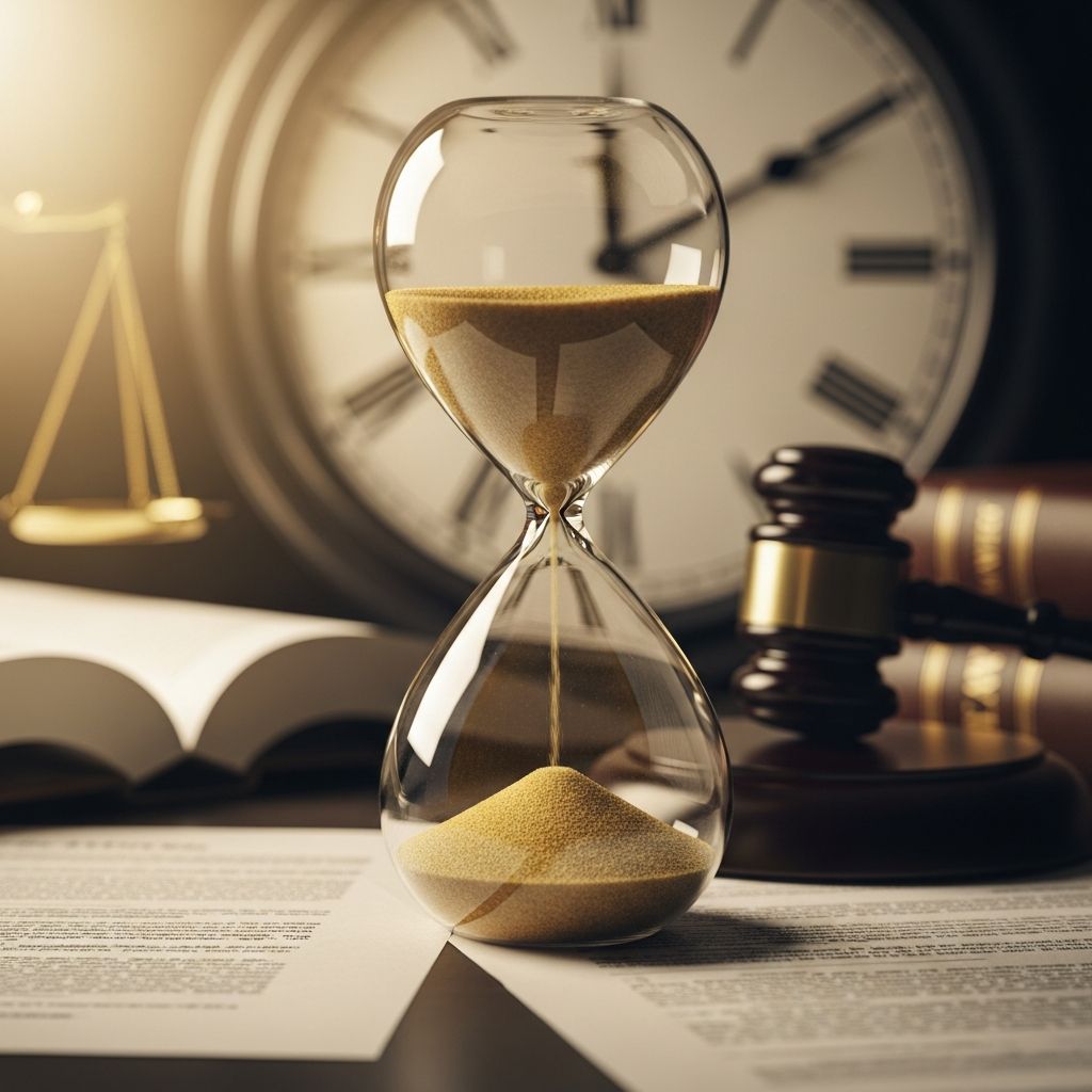 Understanding statutes of limitations and filing deadlines for injury lawsuits.