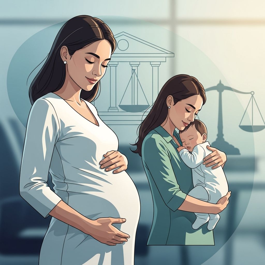 Navigate workplace rights, healthcare decisions, and family protections during pregnancy and early parenthood.