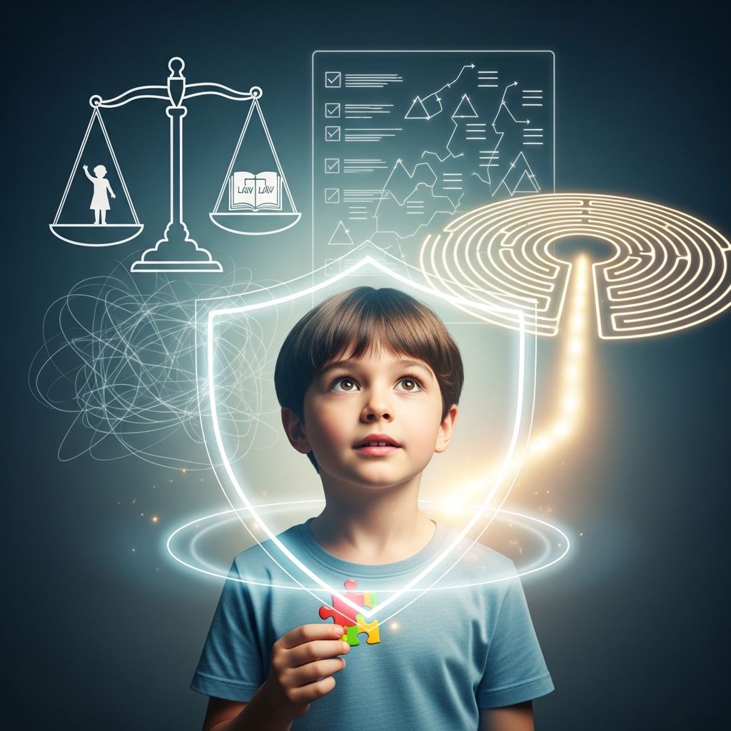 Essential legal frameworks and strategies to safeguard your autistic child's future and wellbeing.