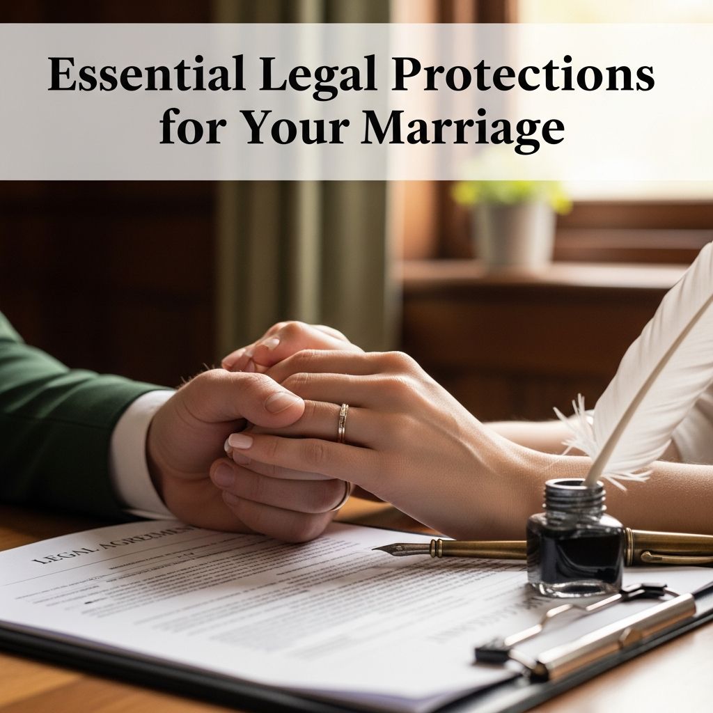 Safeguard your future with critical legal considerations before saying 'I do.'