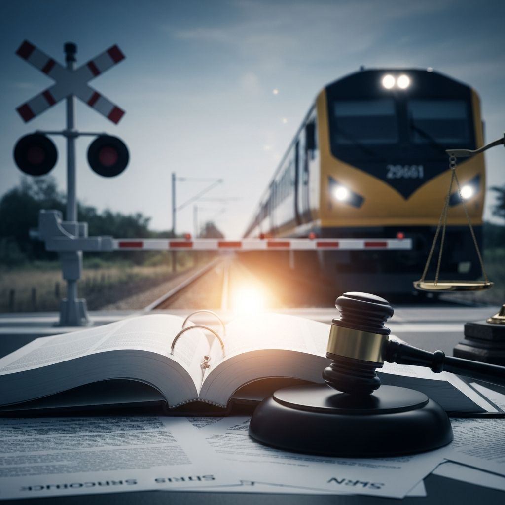 Understanding your legal options and compensation rights following railroad crossing accidents.