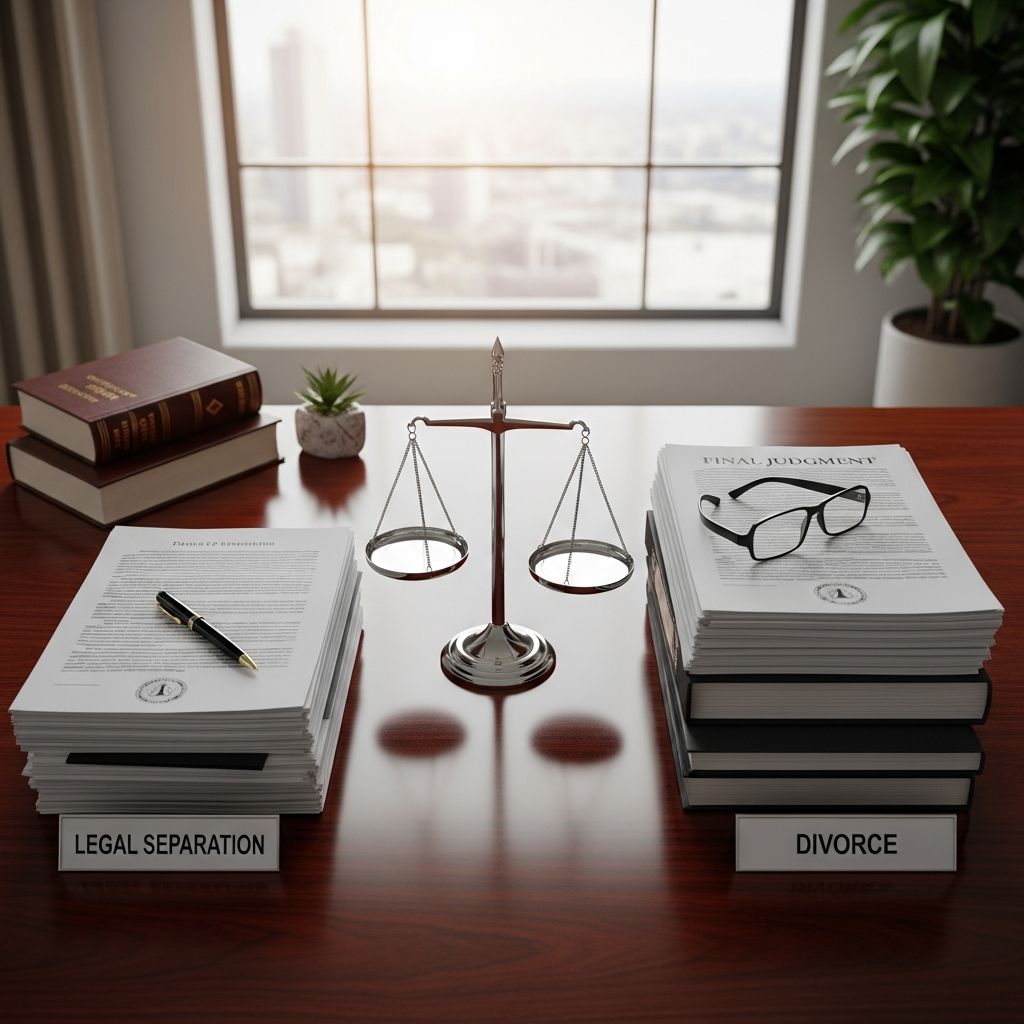 Discover why legal separation offers a practical alternative to divorce, preserving benefits, faith, and family stability during tough times.