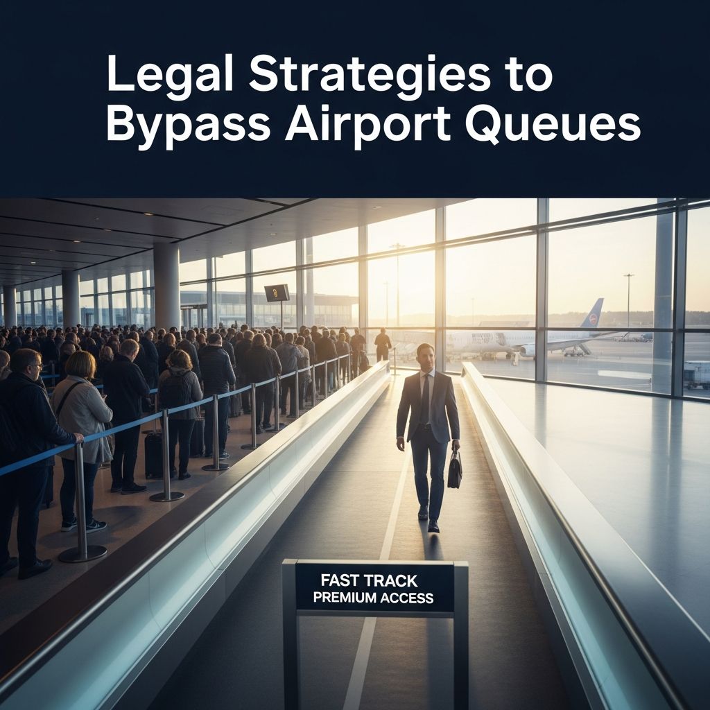 Discover compliant methods to expedite your airport journey, minimizing wait times legally and efficiently for stress-free travel.