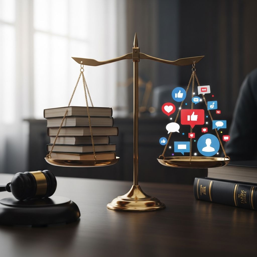 Unpacking when social media activity like tweets and retweets holds legal significance in courts and professional conduct.