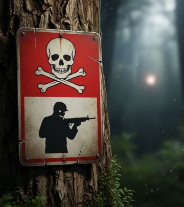 Explore whether signs like 'Trespassers Will Be Shot' hold legal weight in protecting property and self during emergencies or riots.