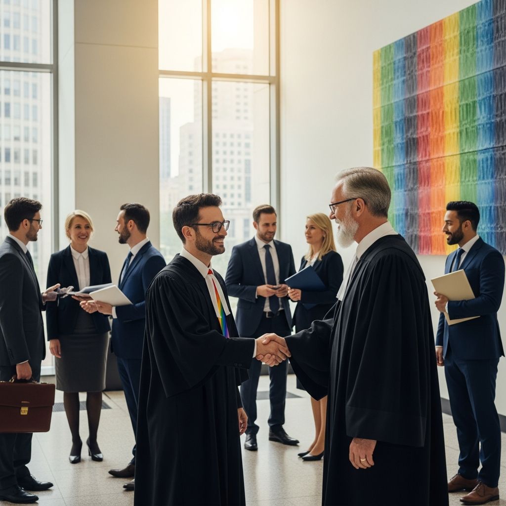 Examining diversity initiatives and systemic barriers facing LGBTQ+ attorneys in modern law firms.