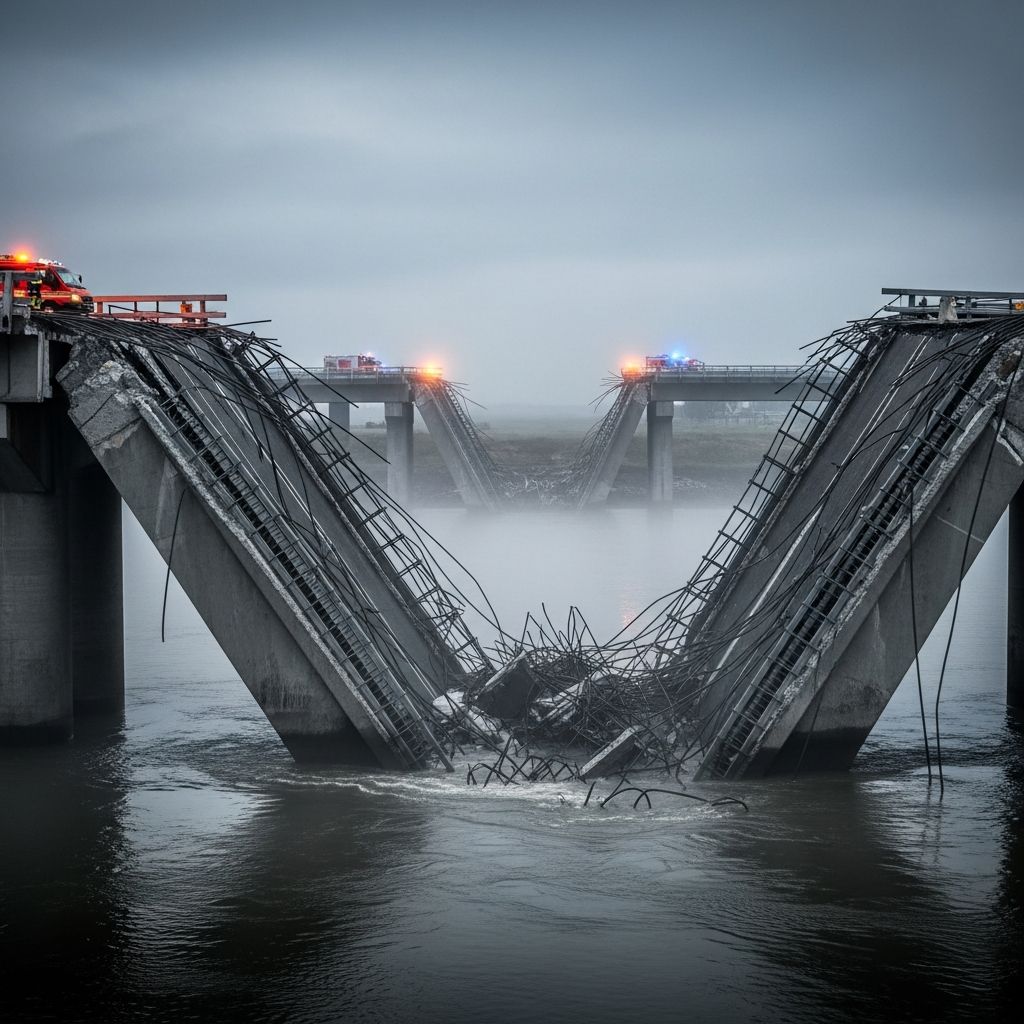 Unraveling accountability in catastrophic bridge failures: key parties, legal theories, and paths to justice for victims.