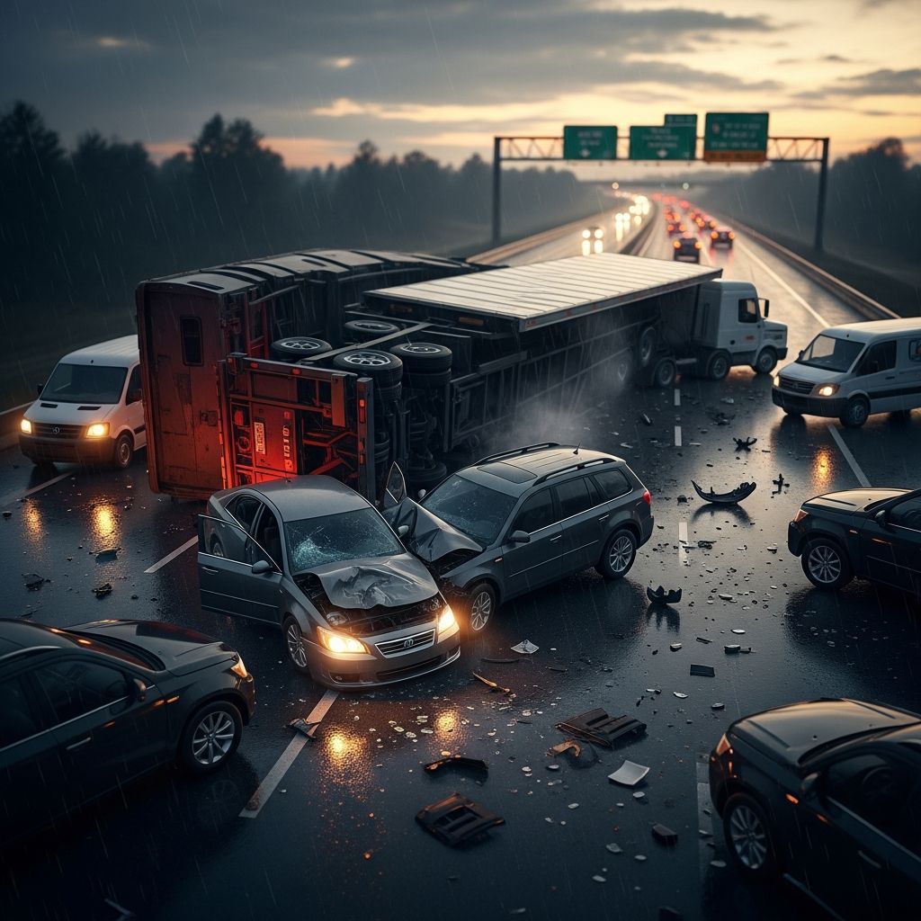 Navigating fault determination, insurance claims, and compensation in complex multi-car accidents across Georgia highways.