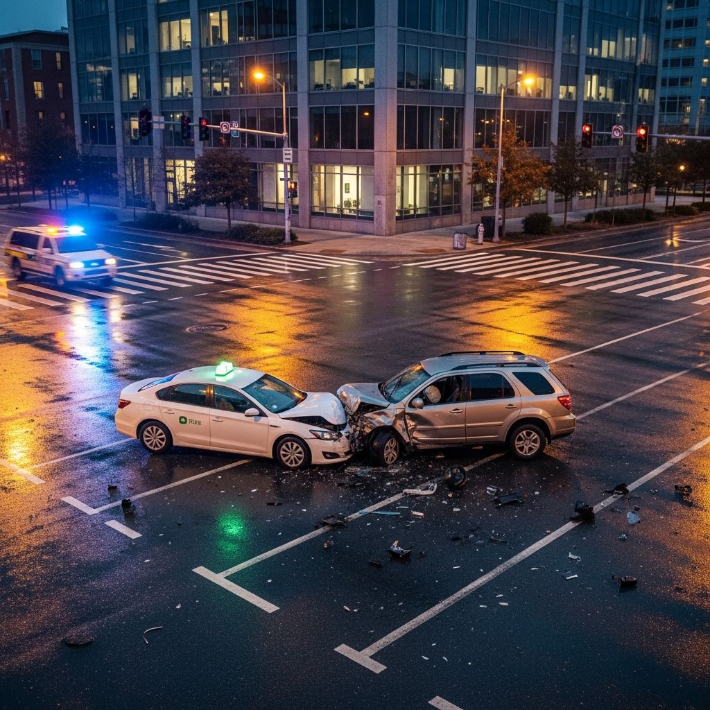 Unraveling responsibility in Uber and Lyft crashes: drivers, companies, insurance tiers, and your path to compensation.