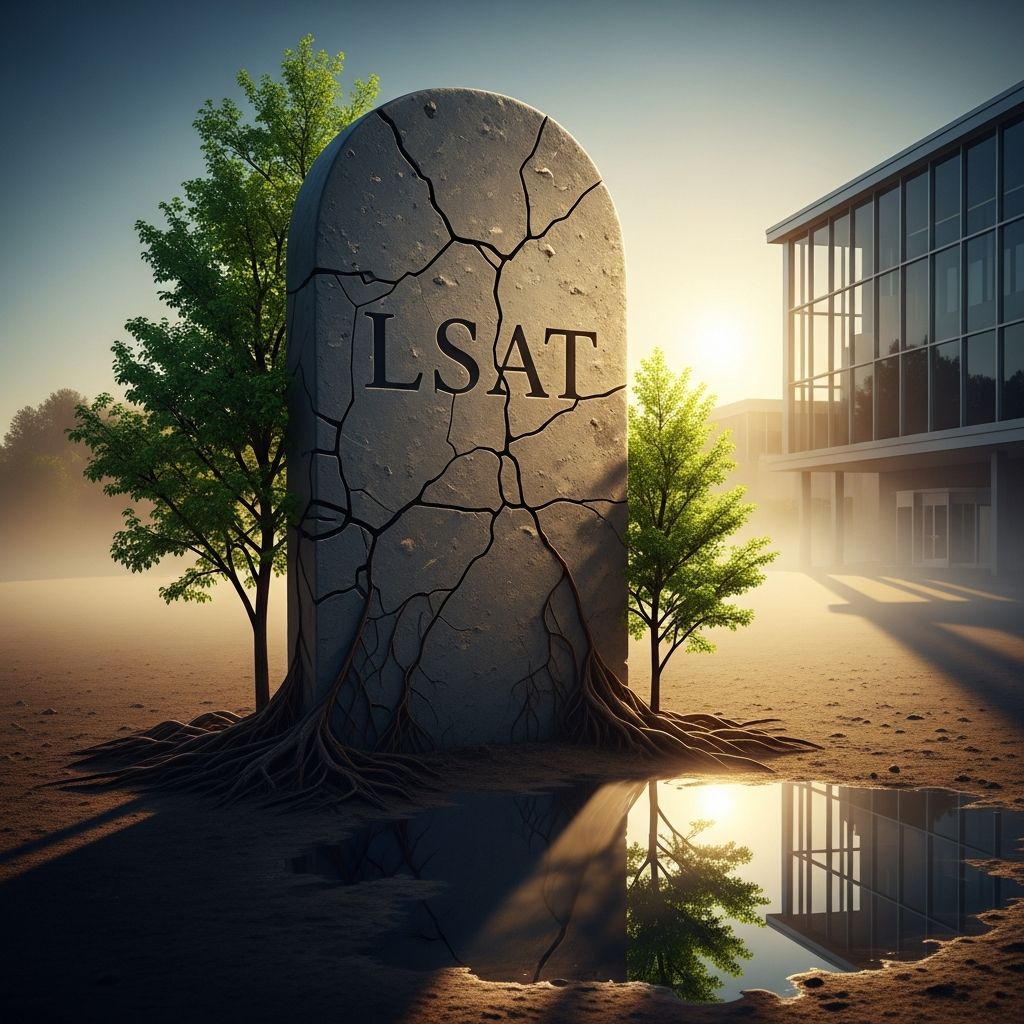 Examining the LSAT's evolving role amid digital tests, AI tools, and admissions shifts in law school entry.