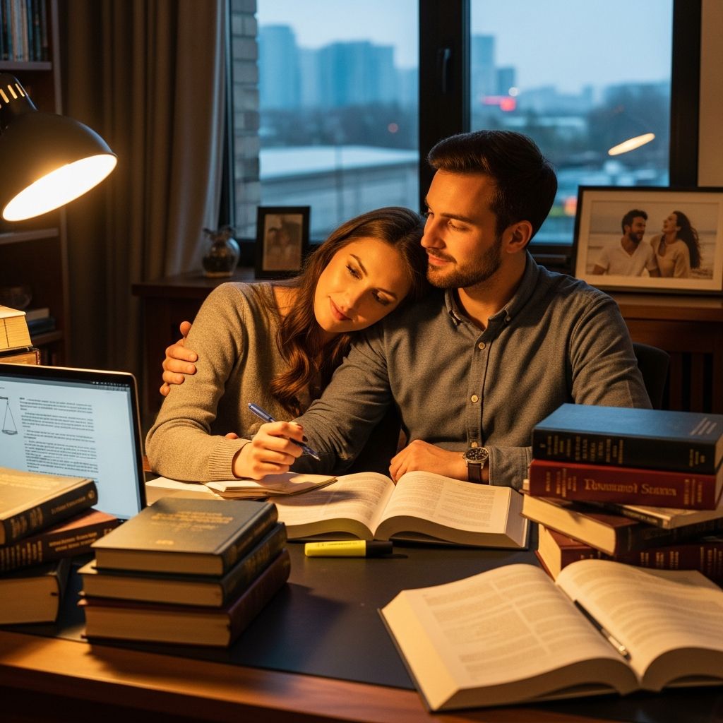 Essential strategies for couples navigating the challenges of legal education together.