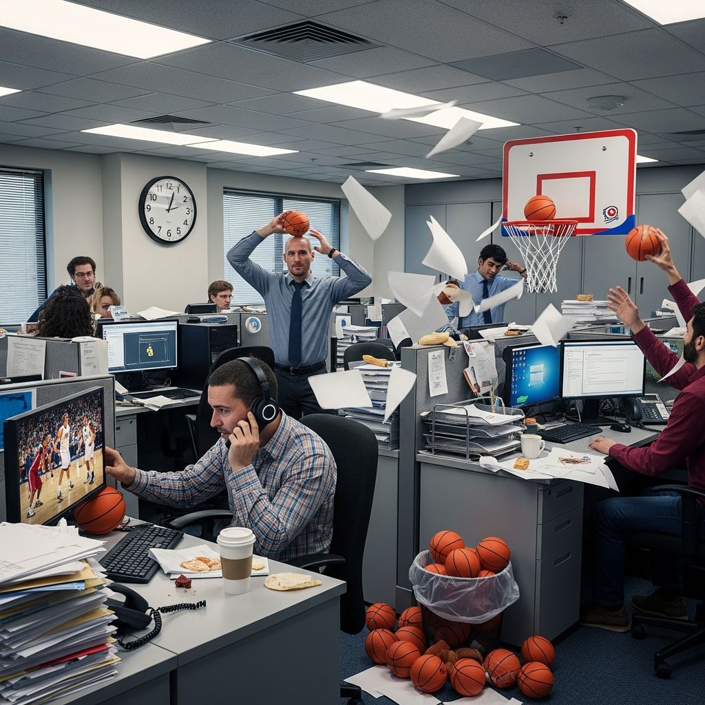 Uncover the massive financial and operational toll March Madness takes on businesses through lost time, legal risks, and network strains.